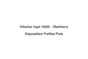 Pods Disposables: Alibarbar Ingot 15000  - Blackberry