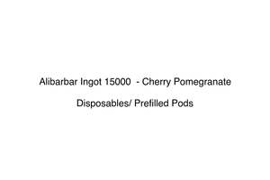 Pods Disposables: Alibarbar Ingot 15000  - Cherry Pomegranate