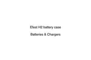 Efest H2 battery case