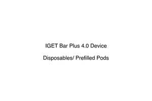 IGET Bar Plus 4.0 Device