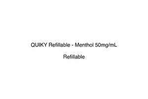 QUIKY Refillable - Menthol 50mg/mL