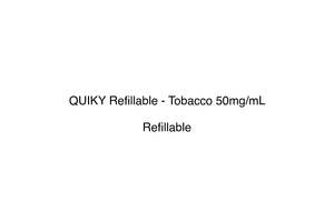 Pods Disposables: QUIKY Refillable - Tobacco 50mg/mL