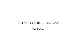 ECLIPSE SG 13000 - Grape Peach (Pod Only)