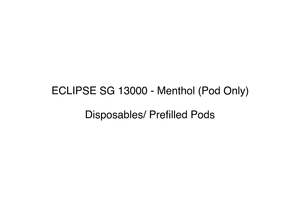 ECLIPSE SG 13000 - Menthol (Pod Only)