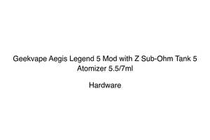 Geekvape Aegis Legend 5 Mod with Z Sub-Ohm Tank 5 Atomizer 5.5/7ml