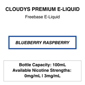 Blueberry Raspberry (Blue Razz Ice) - Cloudys Premium E- Liquid Freebase 60 ml/1&hellip;
