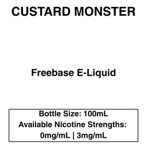 Products: Custard Monster E-Liquid 100ml - Vapeys NZ - Fast Shipping Premium Vape Stores New Zealand and Australia
