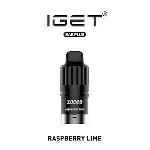 IGET Bar Plus 3.0 Replacement Pods (10,000 Puffs) - Raspberry Lime