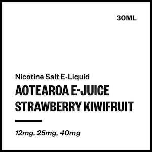 Aotearoa E-Juice - Strawberry Kiwifruit (Nic Salt E-Liquid 30ml)