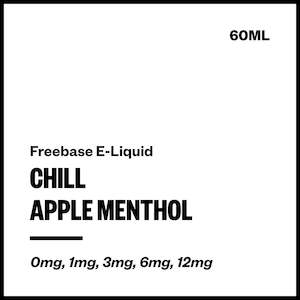 Quit Smoking: Chill - Apple Menthol (Freebase E-Liquid 60ml)