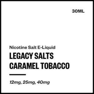 Legacy Salts - Caramel Tobacco (Nic Salt E-Liquid)