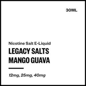 Quit Smoking: Legacy Salts - Mango Guava (Nic Salt E-Liquid)