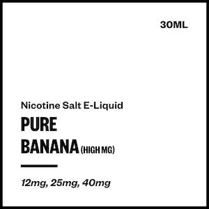 Pure - Banana (High MG Nic Salt E-Liquid 30ml)