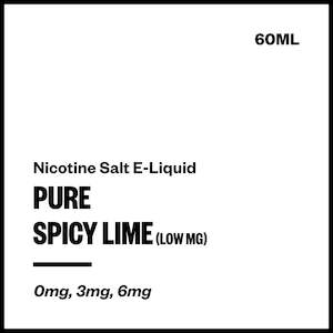 Pure - Spicy Lime (Low MG Nic Salt E-Liquid 60ml)