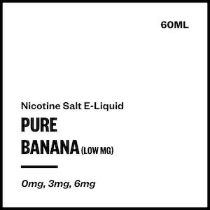 Pure - Banana (Low MG Nic Salt E-Liquid 60ml)