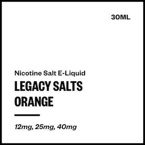 Legacy Salts - Orange (Nic Salt E-Liquid)