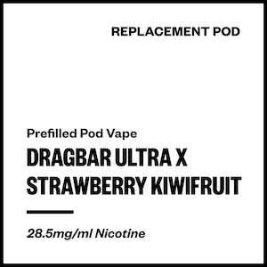 Zovoo Disposables: Dragbar Ultra X - Strawberry Kiwifruit (Replacement Pod)
