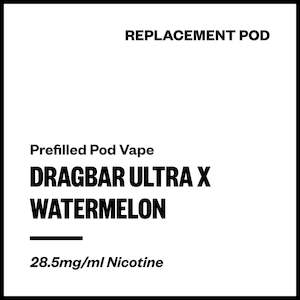 Zovoo Disposables: Dragbar Ultra X - Watermelon (Replacement Pod)