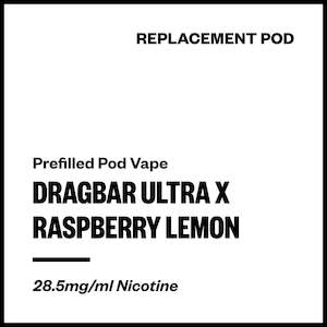 Dragbar Ultra X - Raspberry Lemon (Replacement Pod)