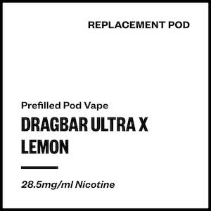 Dragbar Ultra X - Lemon (Replacement Pod)