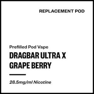 Dragbar Ultra X - Grape Berry (Replacement Pod)