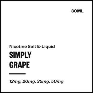 Simply - Grape (Nic Salt E-Liquid 30ml)