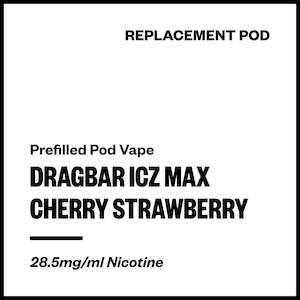 Zovoo: Dragbar ICZ Max - Cherry Strawberry (Replacement Pod)