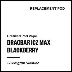 Zovoo: Dragbar ICZ Max - Blackberry (Replacement Pod)