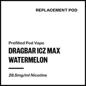 Zovoo: Dragbar ICZ Max - Watermelon (Replacement Pod)