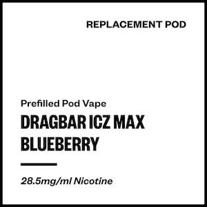 Zovoo: Dragbar ICZ Max - Blueberry (Replacement Pod)