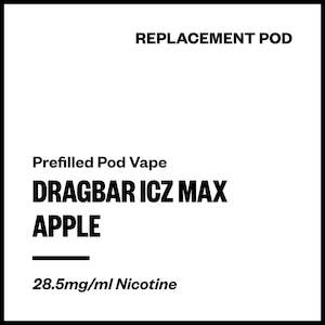 Zovoo: Dragbar ICZ Max - Apple (Replacement Pod)