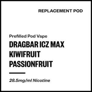 Zovoo: Dragbar ICZ Max - Kiwifruit Passionfruit (Replacement Pod)