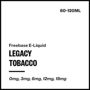 Vapourium Made E Liquids Freebase: Legacy - Tobacco (Freebase E-Liquid)