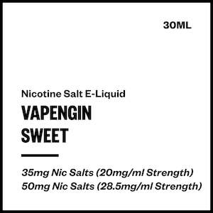 Vapengin Nic Salts: Vapengin - Sweet (Nic Salt E-Liquid 30ml)
