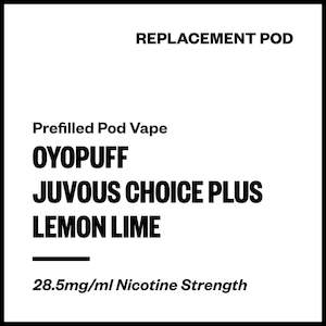 Oyopuff Juvous Choice Plus - Lemon Lime (Replacement Pod)