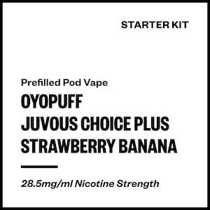 Oyopuff Juvous Choice Plus - Strawberry Banana (Starter Kit)