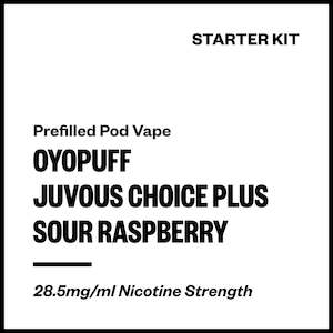 Oyopuff Juvous Choice Plus - Sour Raspberry (Starter Kit)
