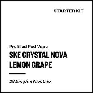 Ske Crystal Nova Starter Kits: SKE Crystal Nova - Lemon Grape (Starter Kit)