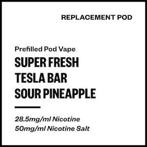 Super Fresh Tesla Bar - Sour Pineapple (Replacement Pod)