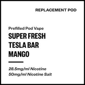 Super Fresh Tesla Bar - Mango (Replacement Pod)