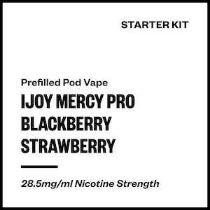 Ijoy Mercy Pro Starter Kits: IJOY Mercy Pro - Blackberry Strawberry (Starter Kit)