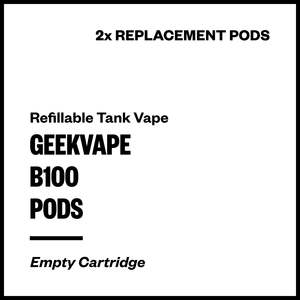 Replacement Pods: Geekvape B100 Replacement Pods (2 Pack)