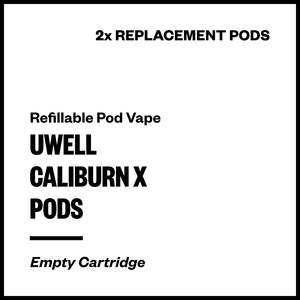 Uwell Caliburn X Empty Pod Cartridge (2 Pack)