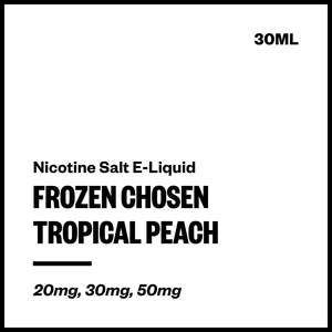 Imported Nicotine Salts: Frozen Chosen - Tropical Peach (Nic Salt E-Liquid 30ml)