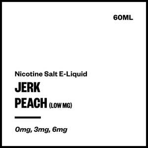 Imported Nicotine Salts: Jerk - Peach (Low MG Nic Salt E-Liquid 60ml)