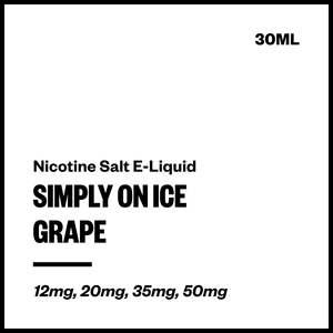 Simply On Ice - Grape (Nic Salt E-Liquid 30ml)