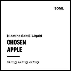 Imported Nicotine Salts: Chosen - Apple (Nic Salt E-Liquid 30ml)