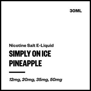 Simply On Ice - Pineapple (Nic Salt E-Liquid 30ml)