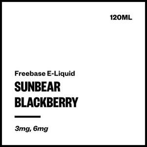 SunBear - Blackberry (Freebase E-Liquid 120ml)