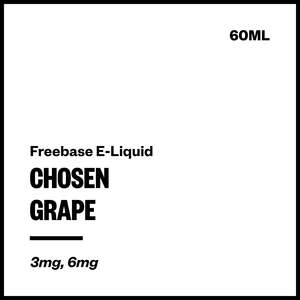 Imported Freebase Eliquid: Chosen - Grape (Freebase E-Liquid 60ml)